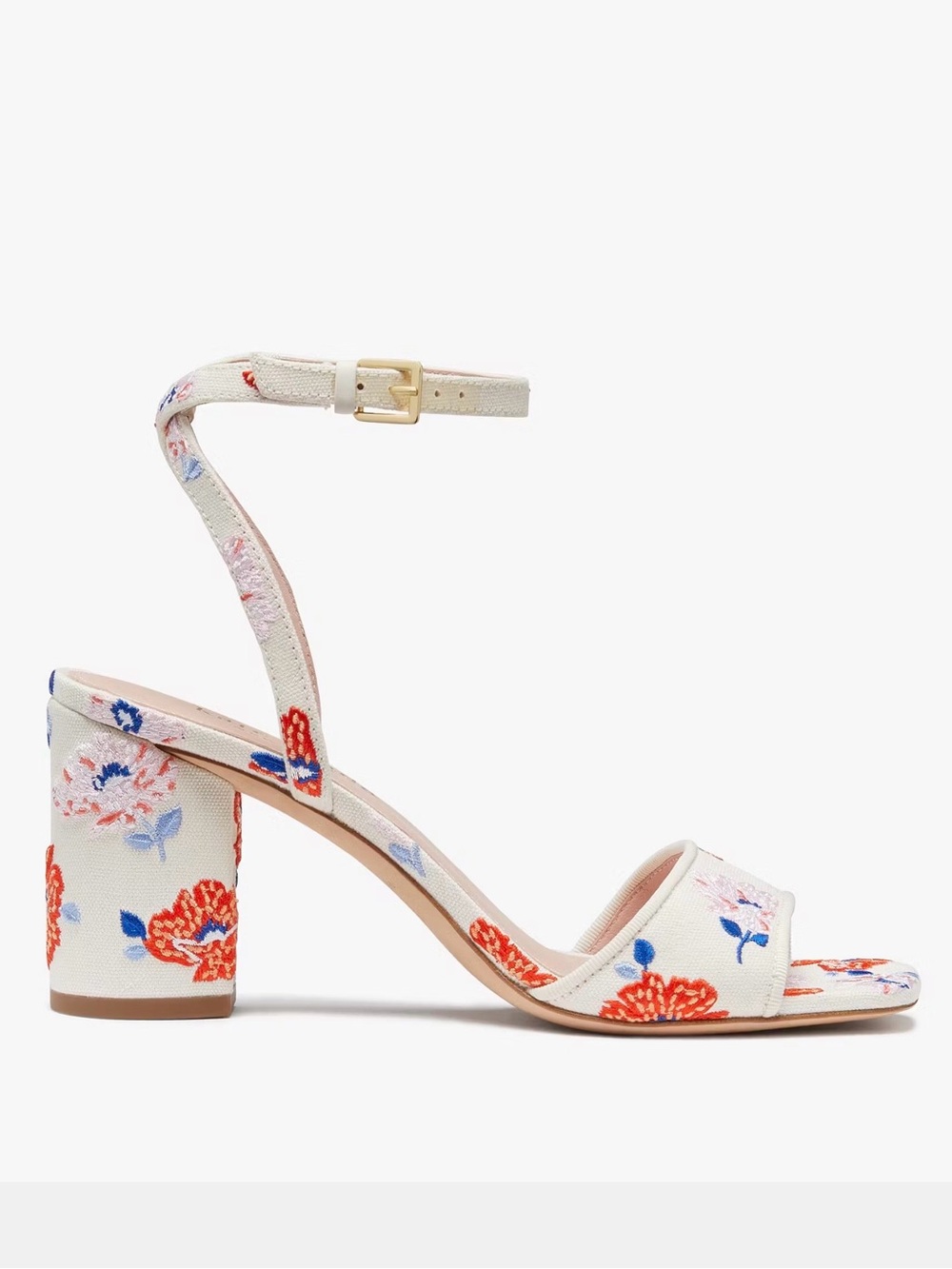 kate spade NIB โDelphineโ Floral Block Heel Sandal Size 8.5